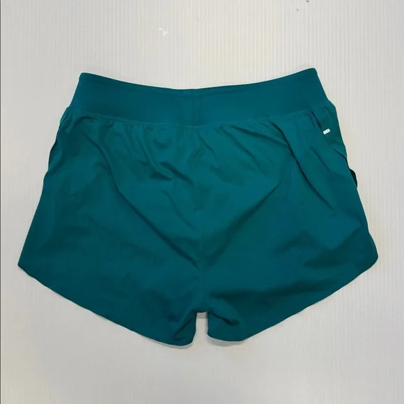 Under Armour Running Shorts in Teal and Neon Yellow Women’s size small - Picture 4 of 4